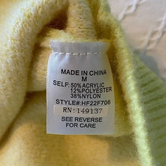 Hyfve Yellow Daisy Sweater M - Picture 5 of 6